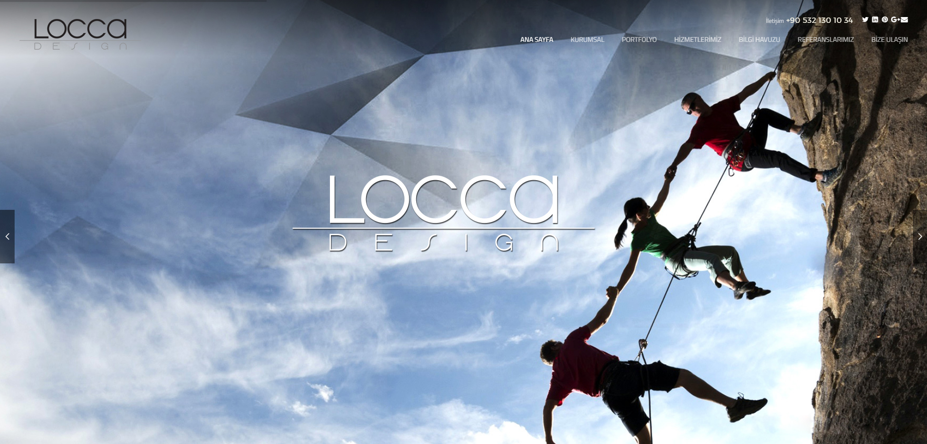 Web Site Tasarımı  Locca design web site tasarımı ve after effects video