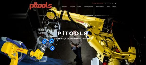 Pitools web site tasarımı