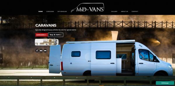 MD Vans Kurumsal Web Sitesi Tasarımı