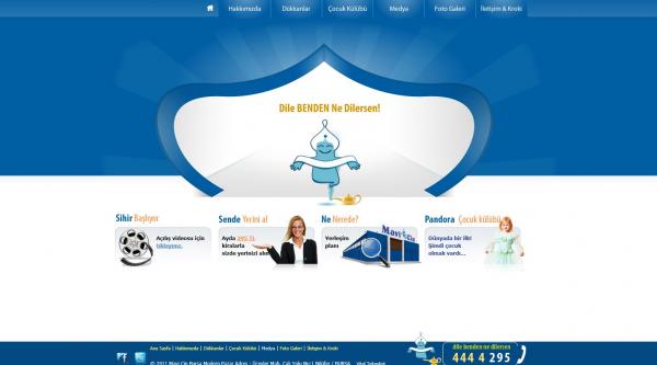 Web Site Tasarımı  Mavi Cin