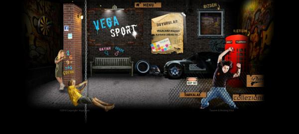 Web Site Tasarımı  Vega Sport