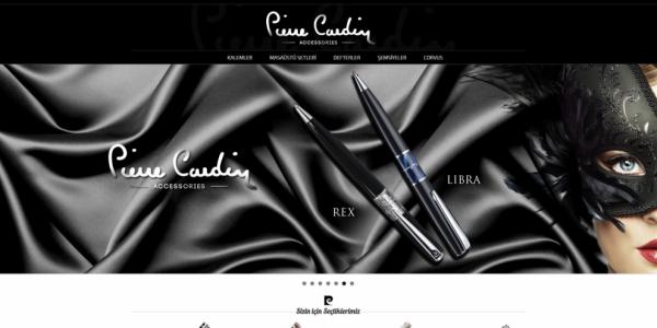 Pierre Cardin Pen web site tasarımı ve banner çalışmaları