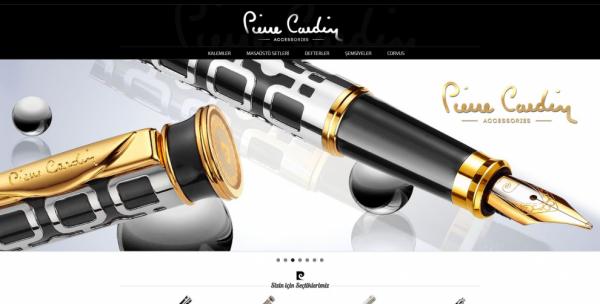 Pierre Cardin Pen web site tasarımı ve banner çalışmaları